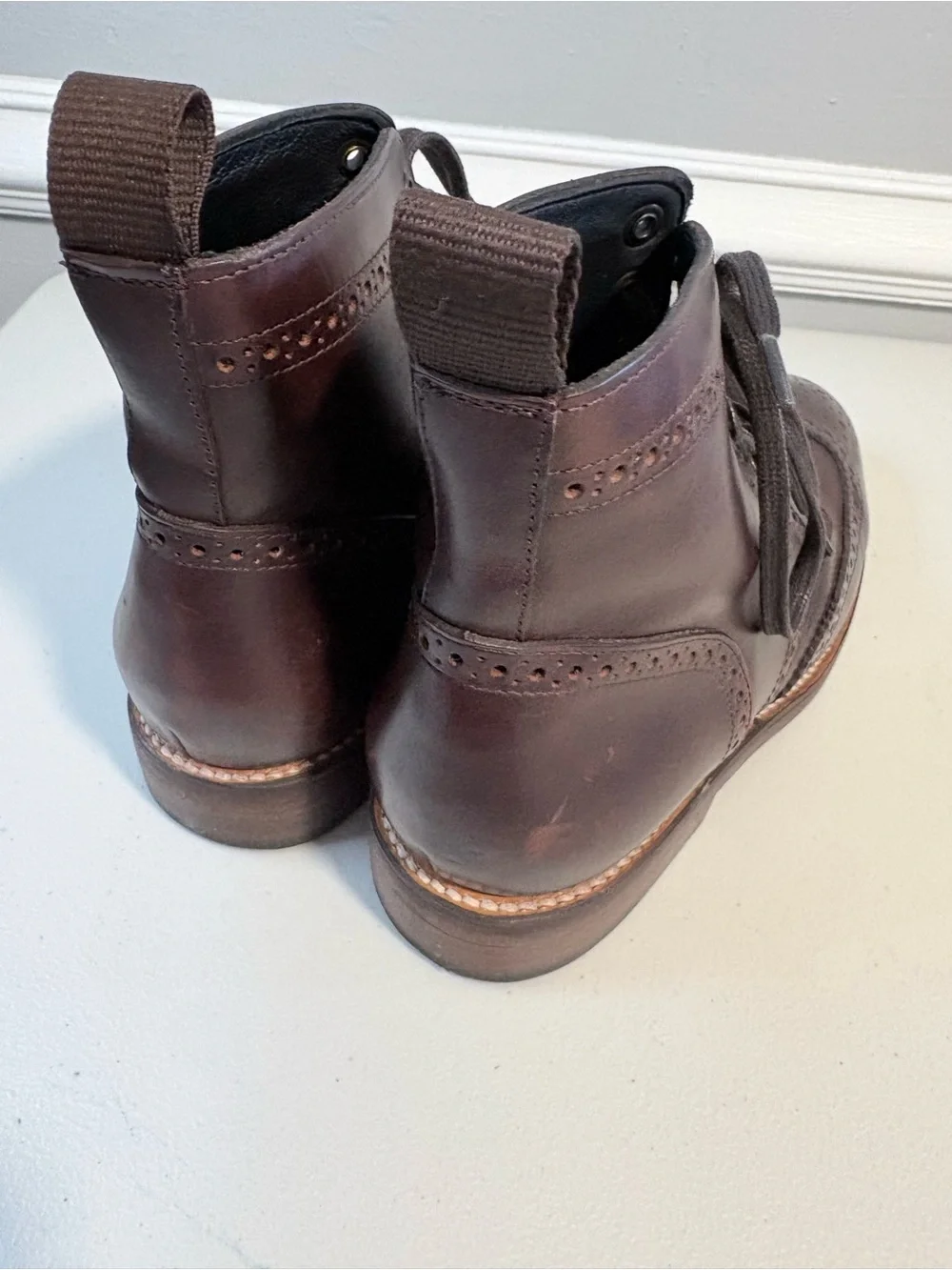 Thursday Boot Company Wingtip Color #77 Leather Brogue Boots Men’s 8